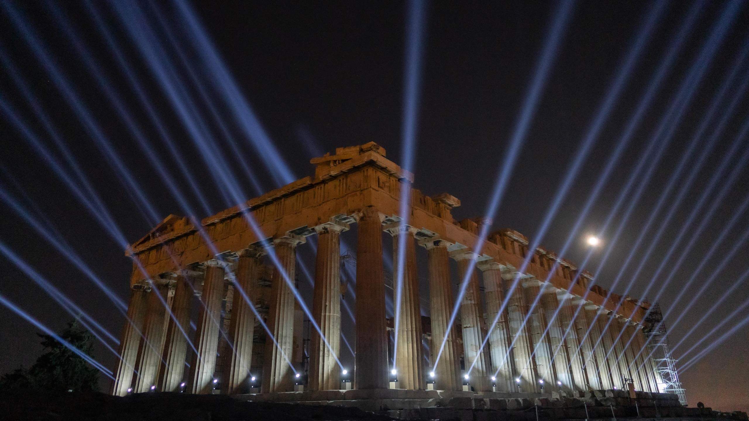 YARD-Presentation of the New Lighting of the Acropolis of Athens